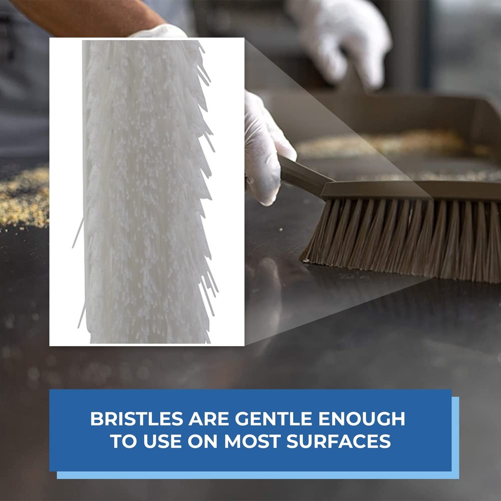 45895 Bench Cleaning Brush Polypropylene/polyester Medium Bristle Dustpan Brush