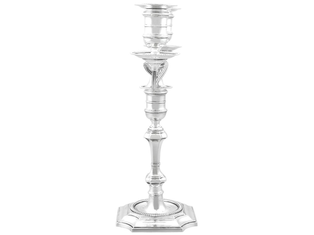 Antique Victorian Sterling Silver Two-Light Candelabra (1893)