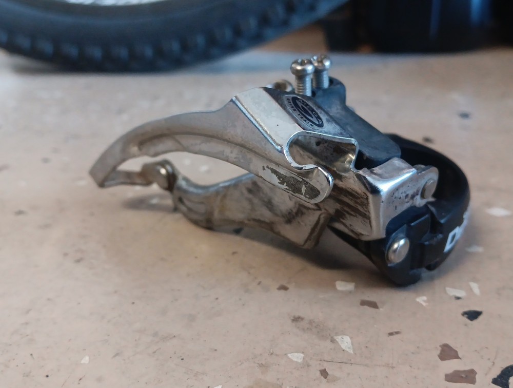 Shimano Deore Front Derailleur FD-M510 Triple Low Clamp Top Or Bottom Pull