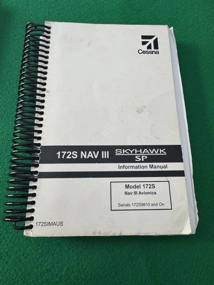 172S Nav III Skyhawk SP Information Manual  2006