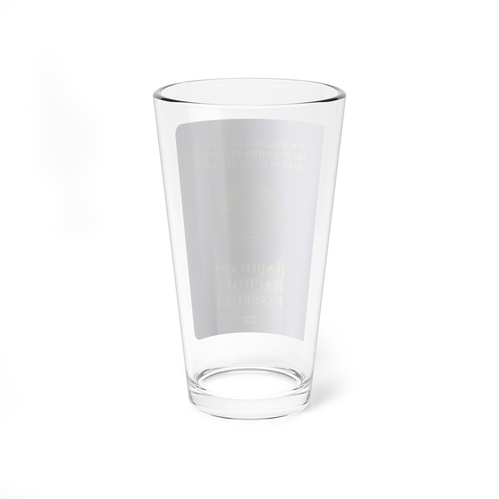 Belarus Passport - Pint Glass 16oz