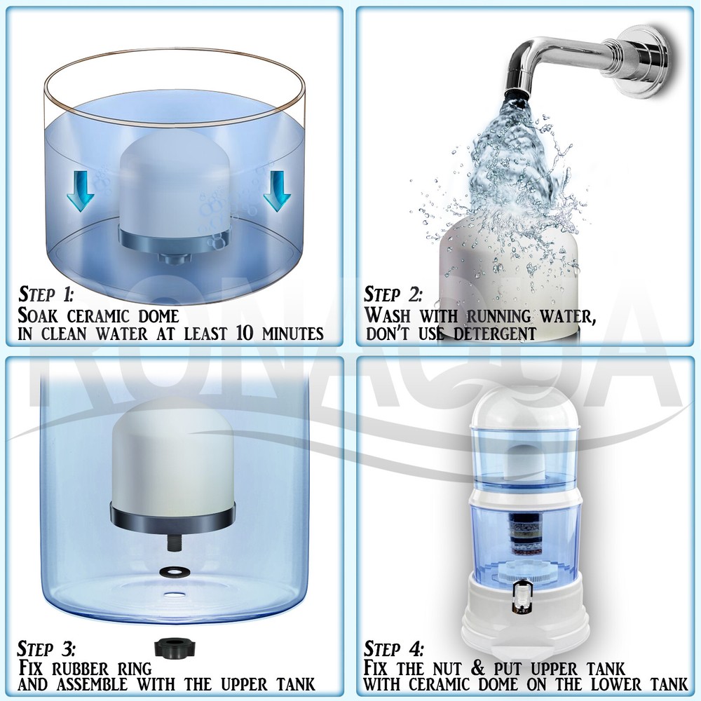 Replacement Ceramic Dome Water Filter 0.2 to 0.5 micron for Zen Systems