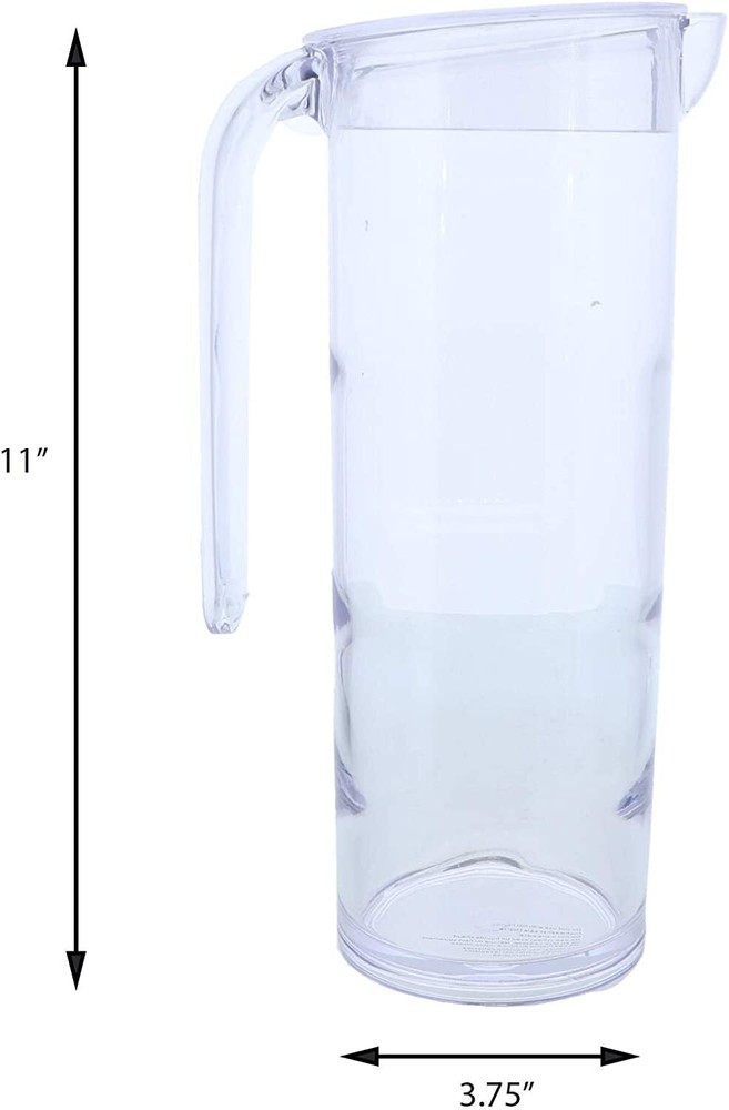 Clear Acrylic Water Pitcher For Elegant Dining and Entertaining