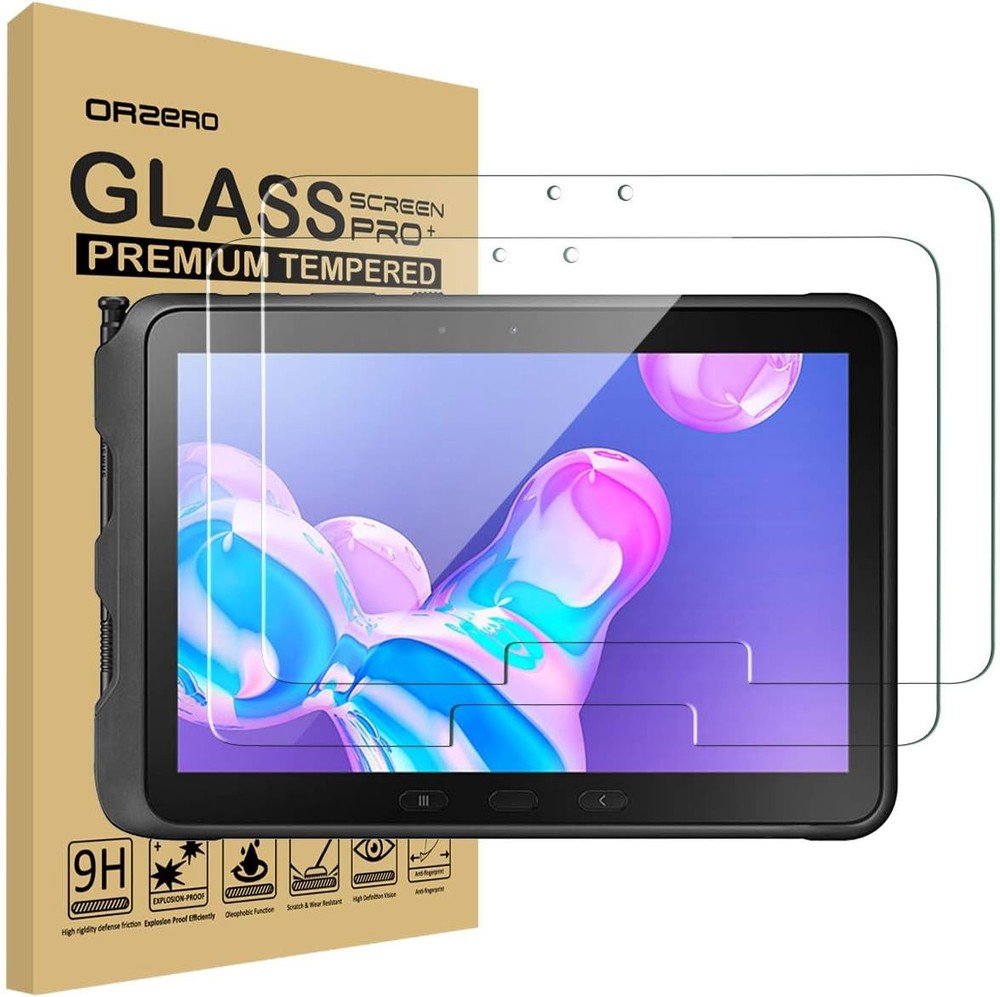 2 Pack Tempered Glass Screen Protector for Samsung Galaxy Tab Active4 Pro 2022