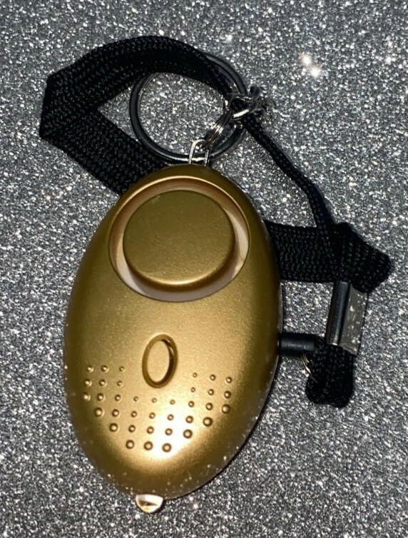 Personal Safety Alarm Keychain(Gold)