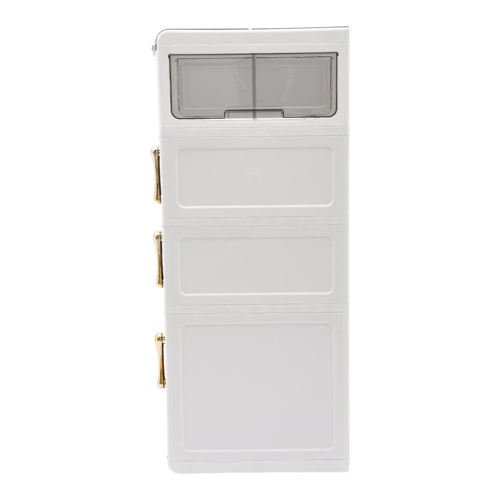 Stylish Bathroom Floor Cabinet with Large Capacity & Space-Saving Design