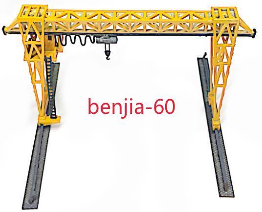N Scale 1/160 Miniature Crane Train Architectural Scene Display Model Railway