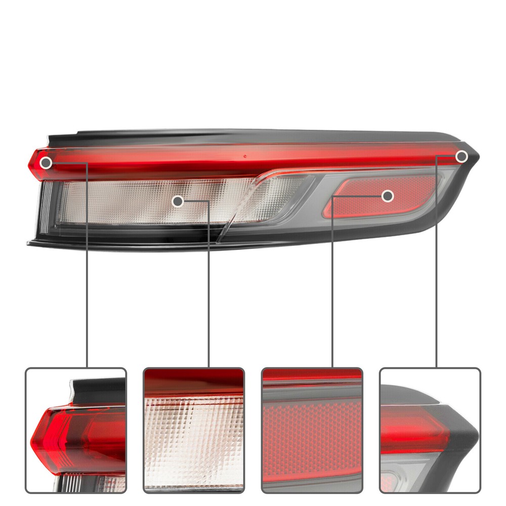 LED Outer Tail Light For 2021-2025 Jeep Grand Cherokee Brake Lamp Left+Right