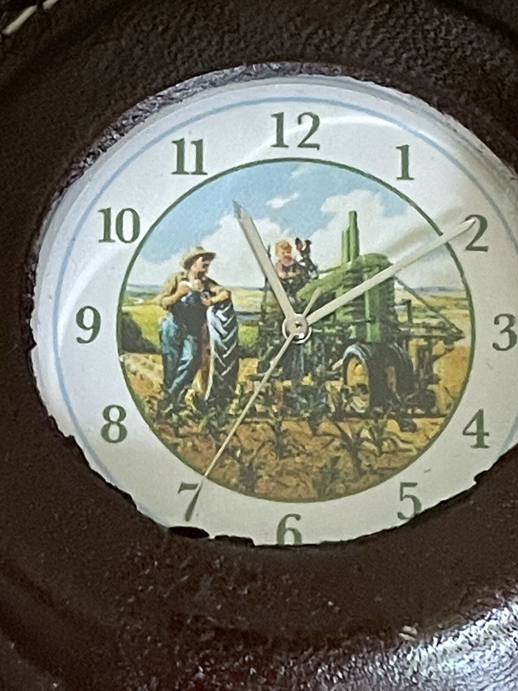 John Deere Pocket Watch In Case