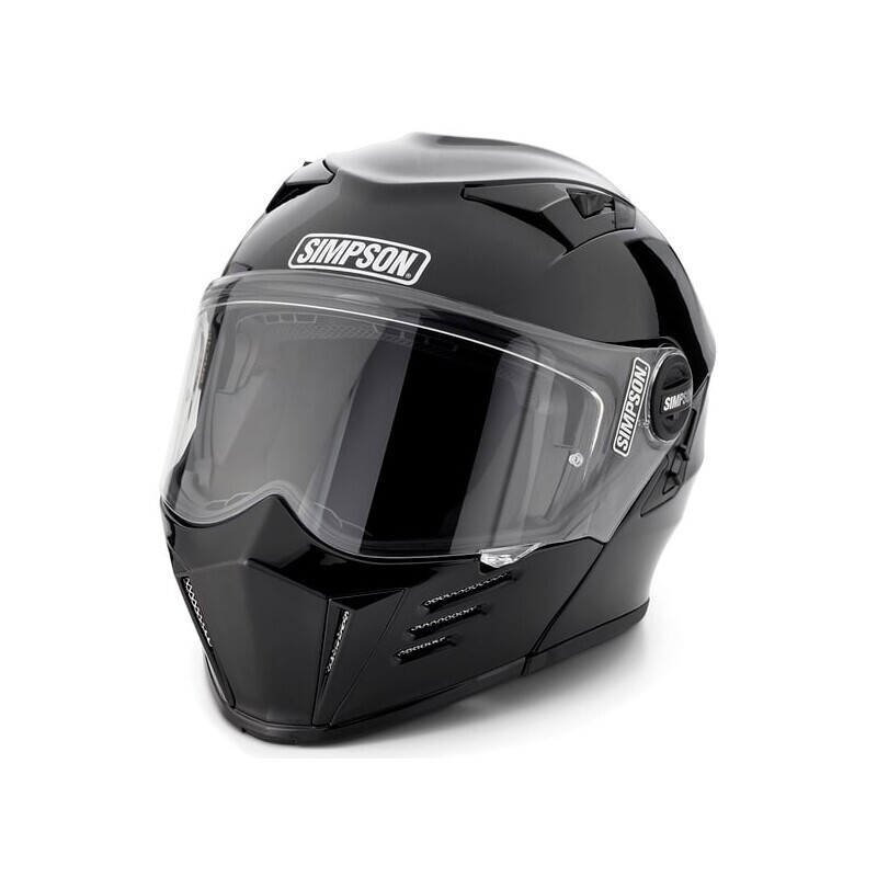 Simpson Helmet M59L2; Mod Bandit Large Full Face Gloss Black DOT/ECE