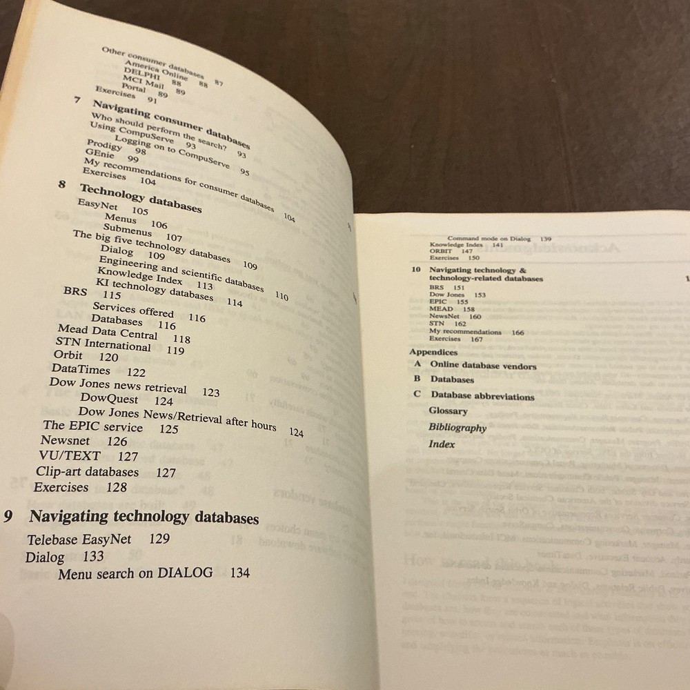 Using Online Scientific Engineering Databases Vintage Computing Textbook 1992