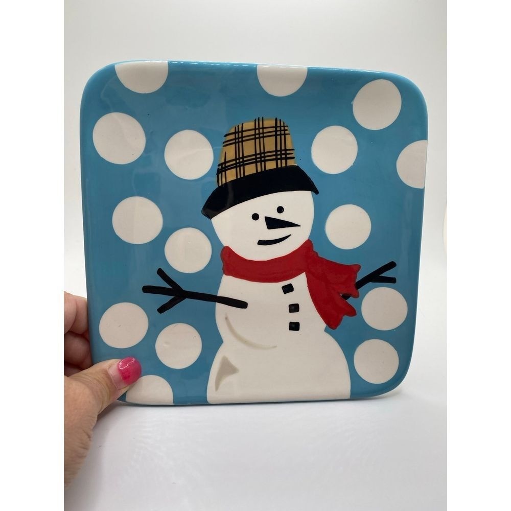 Snowman plates