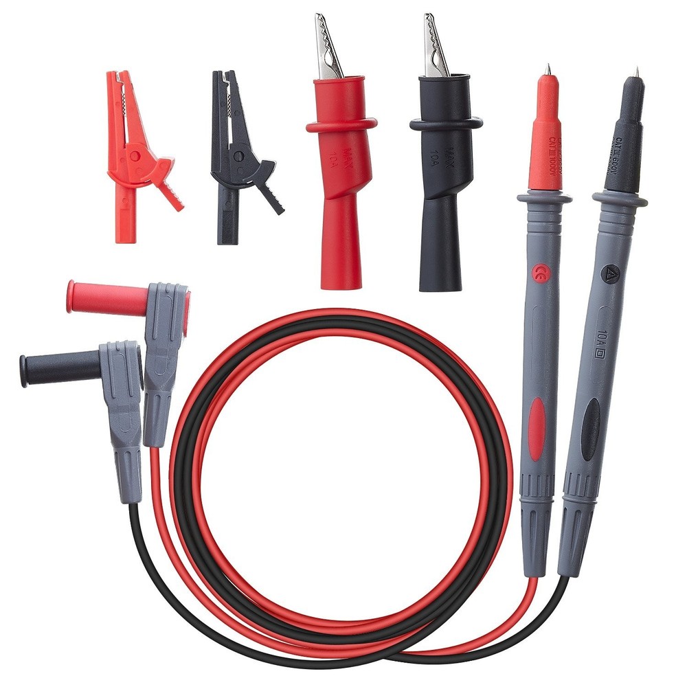 40-Inch Silicone Leads & Safety Alligator Clips for Accurate Meter Testing
