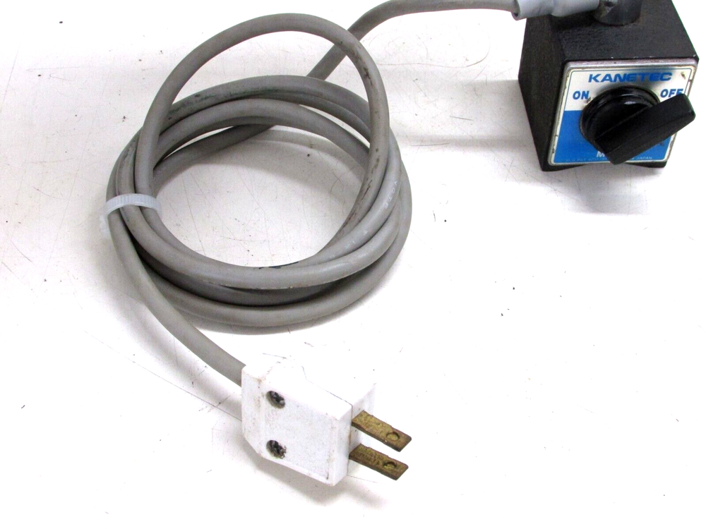 KANETEC MAGNETIC BASE w/ ADJUSTABLE WORK LIGHT, for drill press or other machine