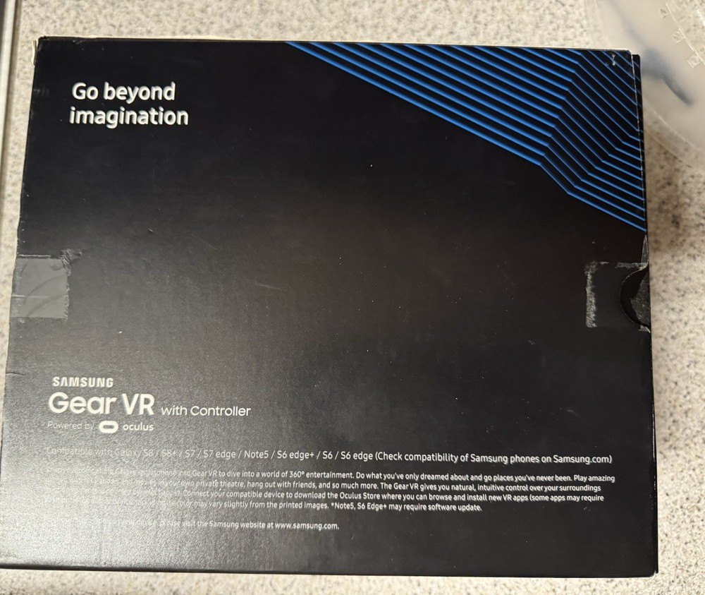 Samsung Gear VR Opened Not Used untested everything included