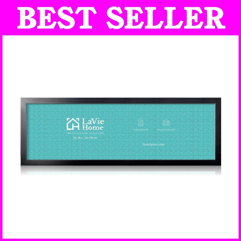 13x39 Black Picture Frame - Minimalist Style Decor