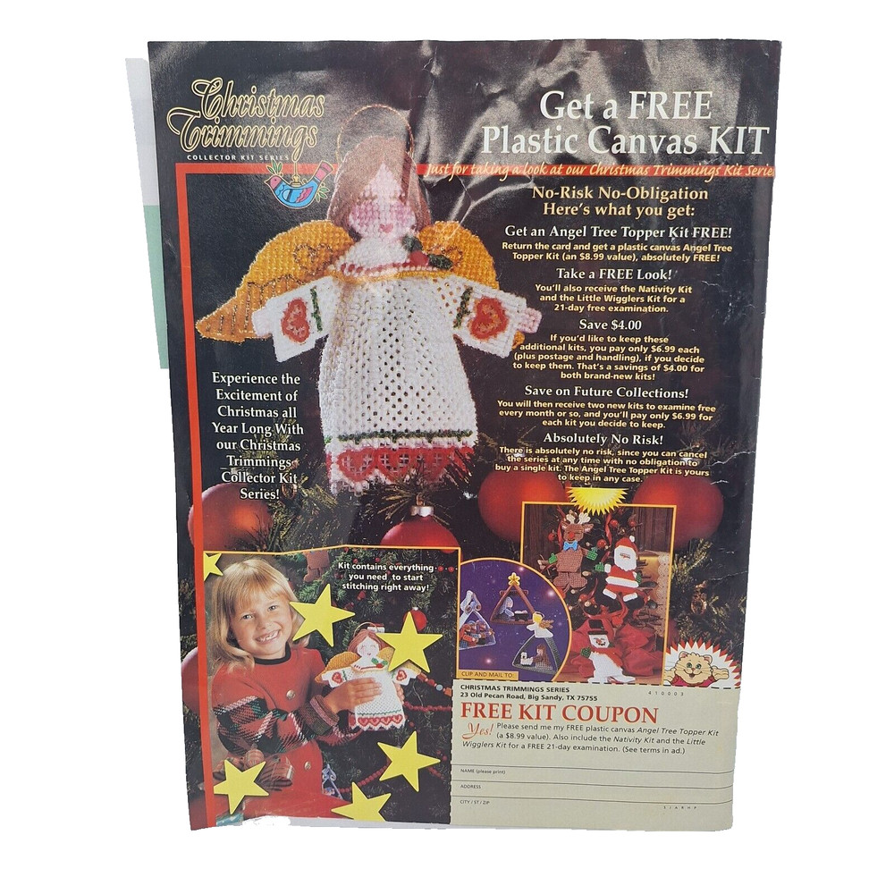 Plastic Canvas Magazine Pattern Book Issue 61 Clowns