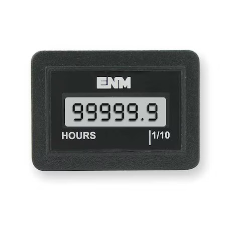 Enm T1140eb Hour Meter, Lcd, Flush Rectangular