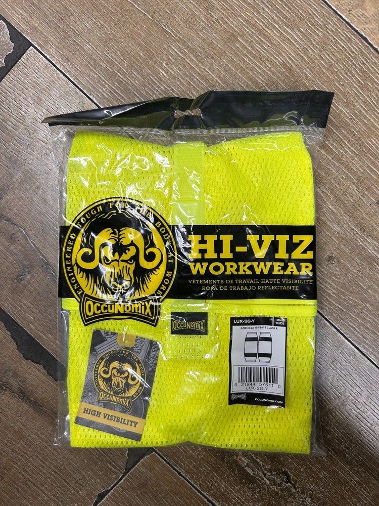 OccuNomix Class E High-Vis Reflective Leg Gaiters - LUX-SG