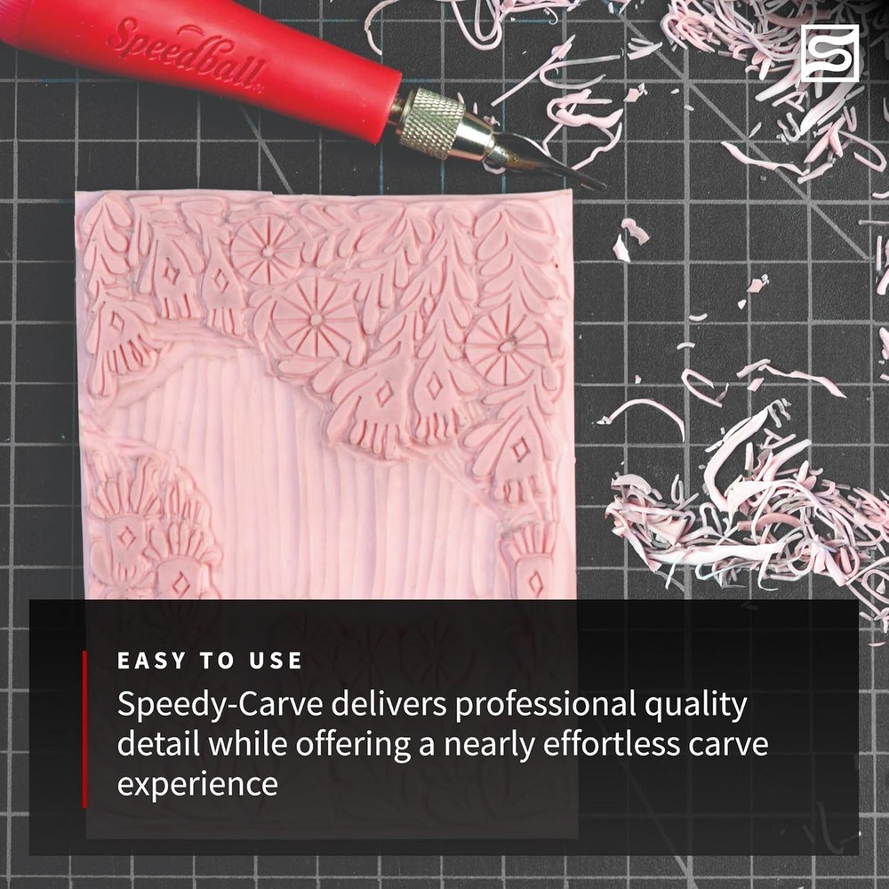 Super Value Block Printing Starter Kit Includes Ink, Brayer Lino Handle Cutters