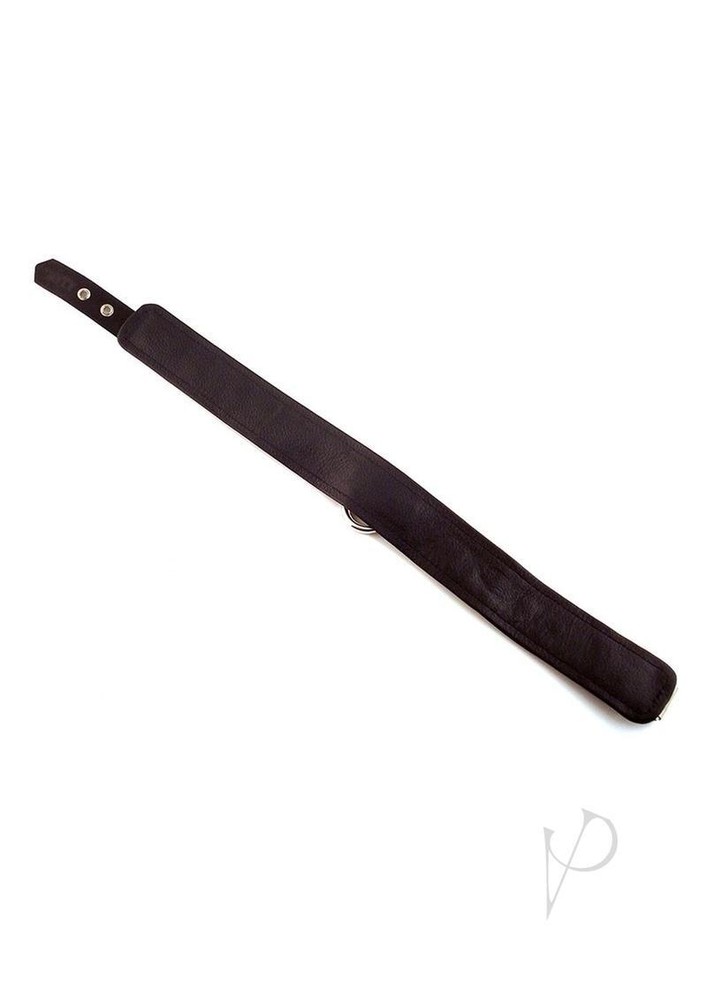Heavy-duty Leather Basic Collar Neck Restraint Adjustable Bondage Gear BDSM