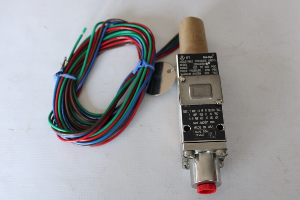 TT Neo-Dyn ADJUSTABLE PRESSURE SWITCH MODEL: 232P43C6