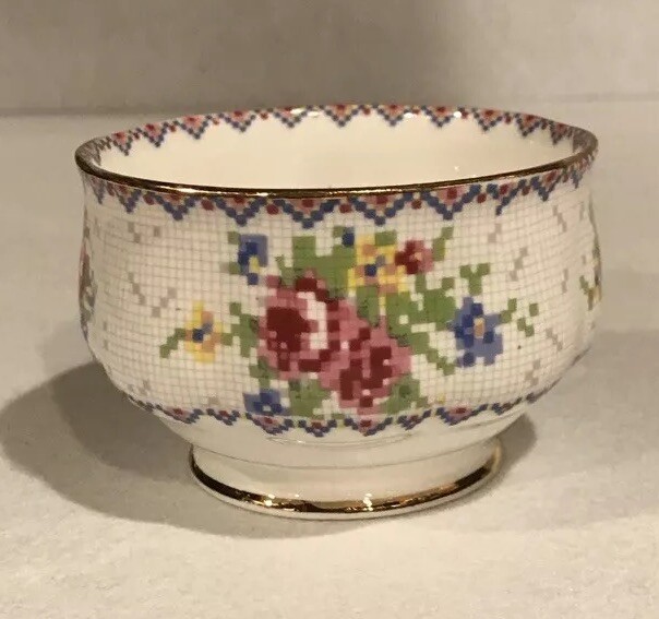 Royal Albert Petit Point Small Open Sugar Bowl