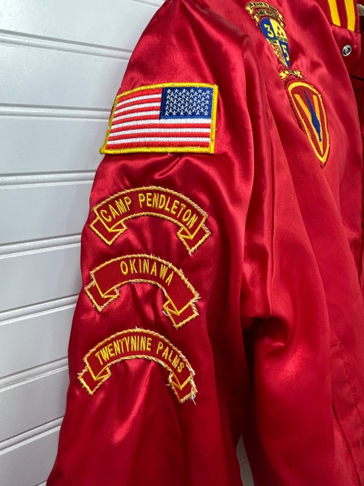 US Marine Corps Veterans Patched Jacket