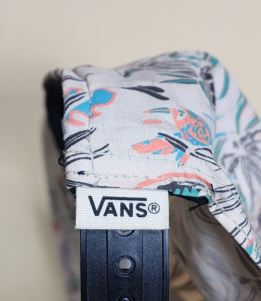 Vans Hat Cap Youth Canvas Adjustable Strapback Multicolor All Over Plants Print