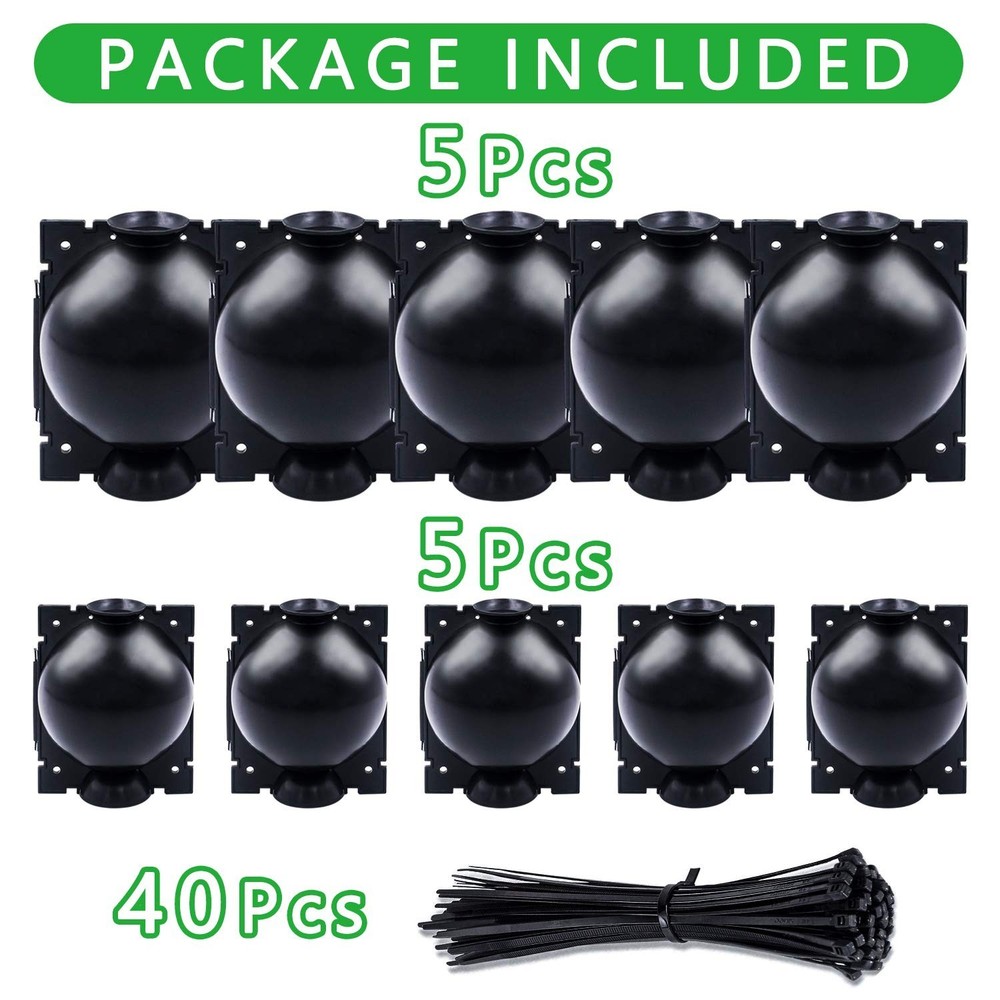 Tree Rooting Ball 10 Pack, Grafting Propagation Tool, Black