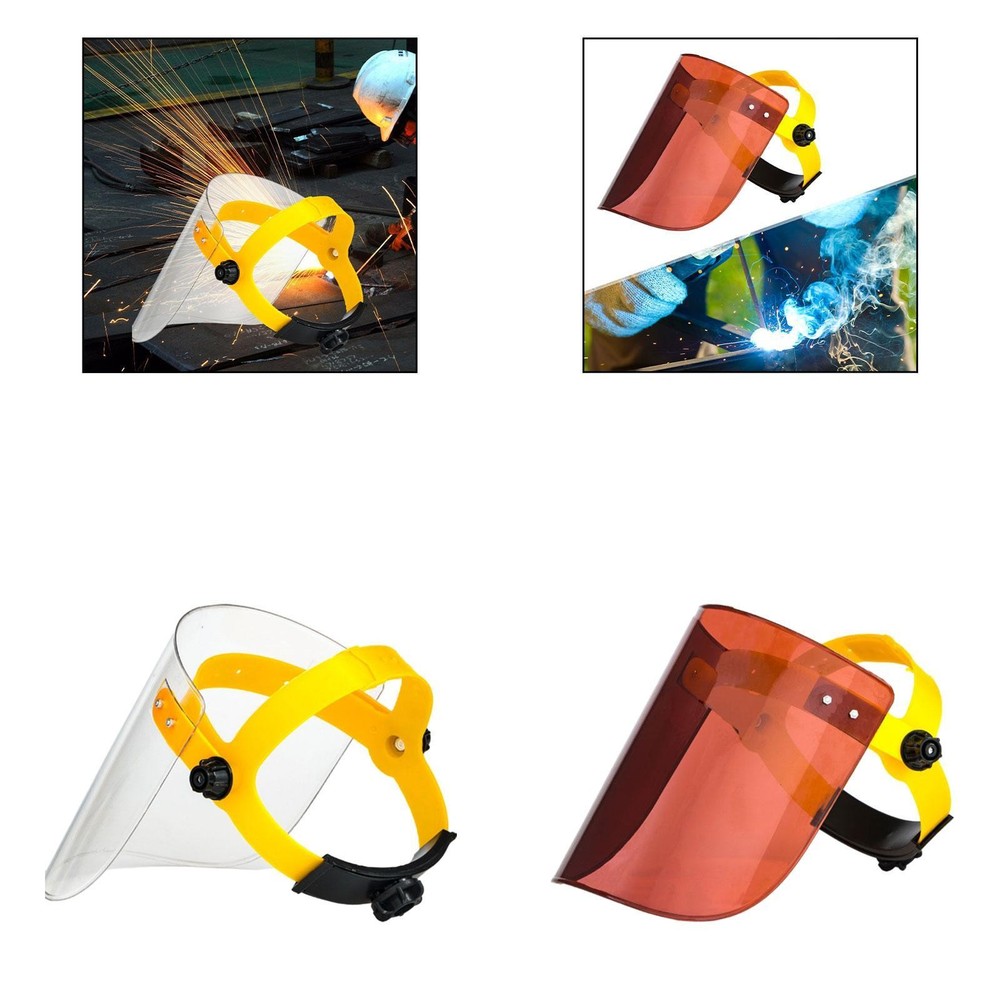 Protective Face Shield Adjustable Headband Lightweight Flexible Professional