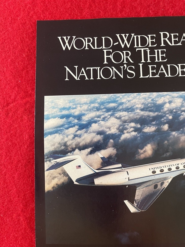 Vintage 1997 Gulfstream C-37 Print Ad