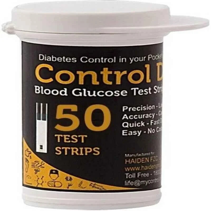 CONTROL D -150 Blood Glucose Test 150 Strips Long expiry