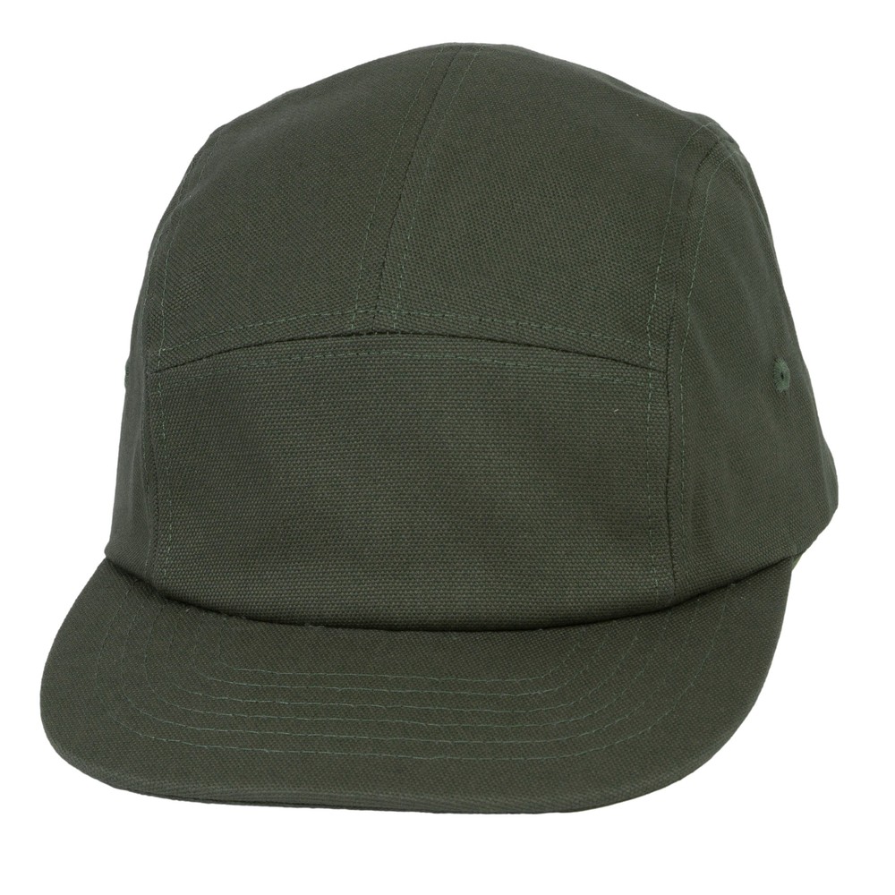 Top Headwear 5 Panel Hat For Men - Classic Canvas  Camper Cap