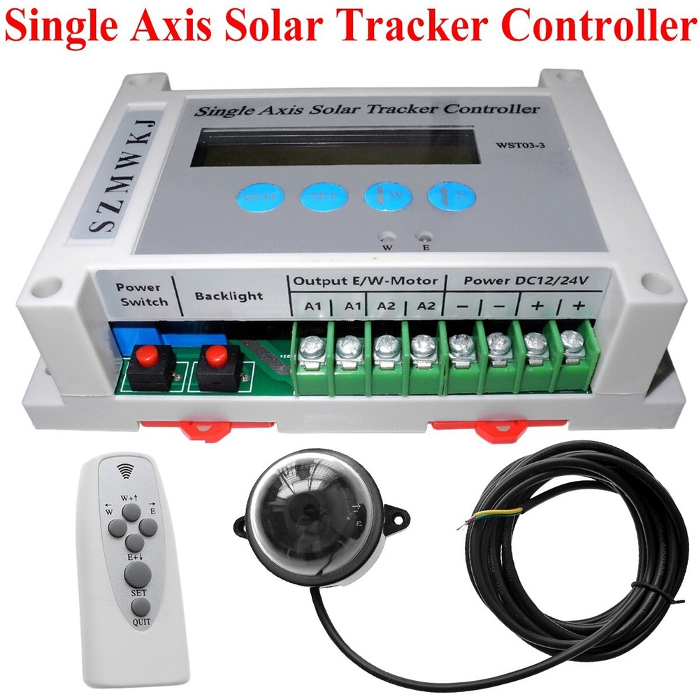 Electronic Single Axis Solar Tracker Controller for Solar Tracking Sun Track Kit
