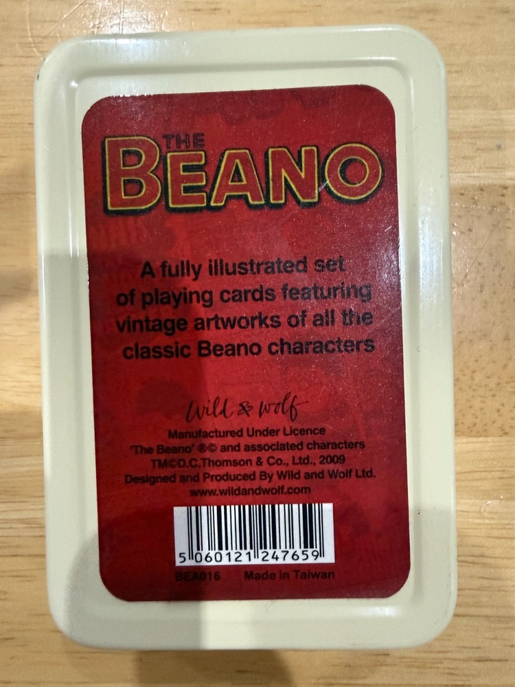 The Beano Playing Cards 2009 Sealed
