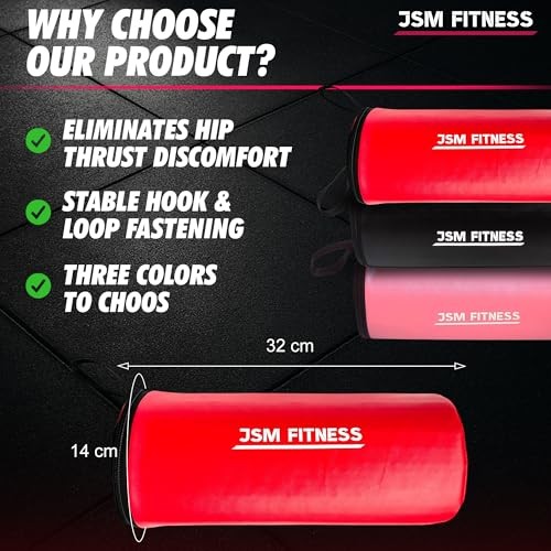 Hip Thrust Barbell Pad - Hip Thrust Pad Extra Thick for Glute Exercises, Bar