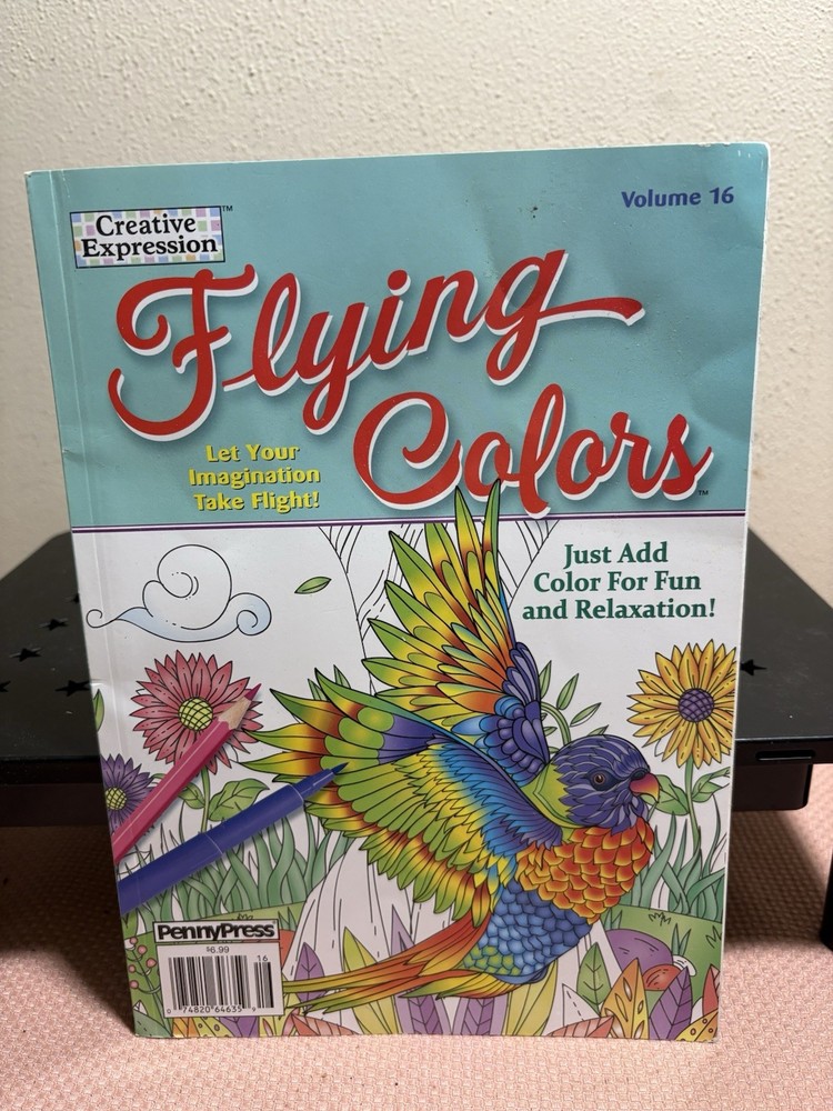 Pre owned Advanced Coloring Book FLYING COLORS