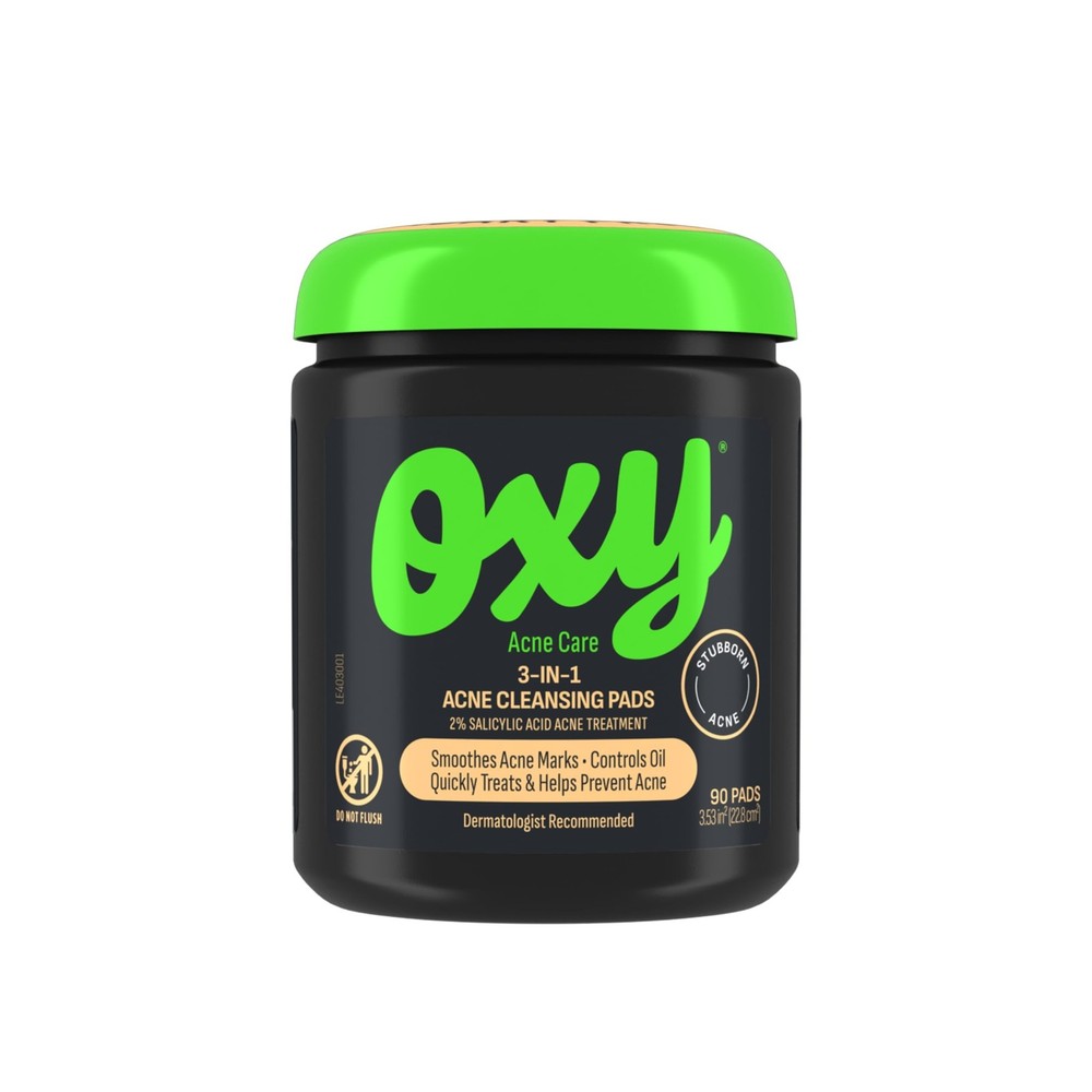 Oxy Maximum Action 3-In-1 Treatment Pads, 90 Count