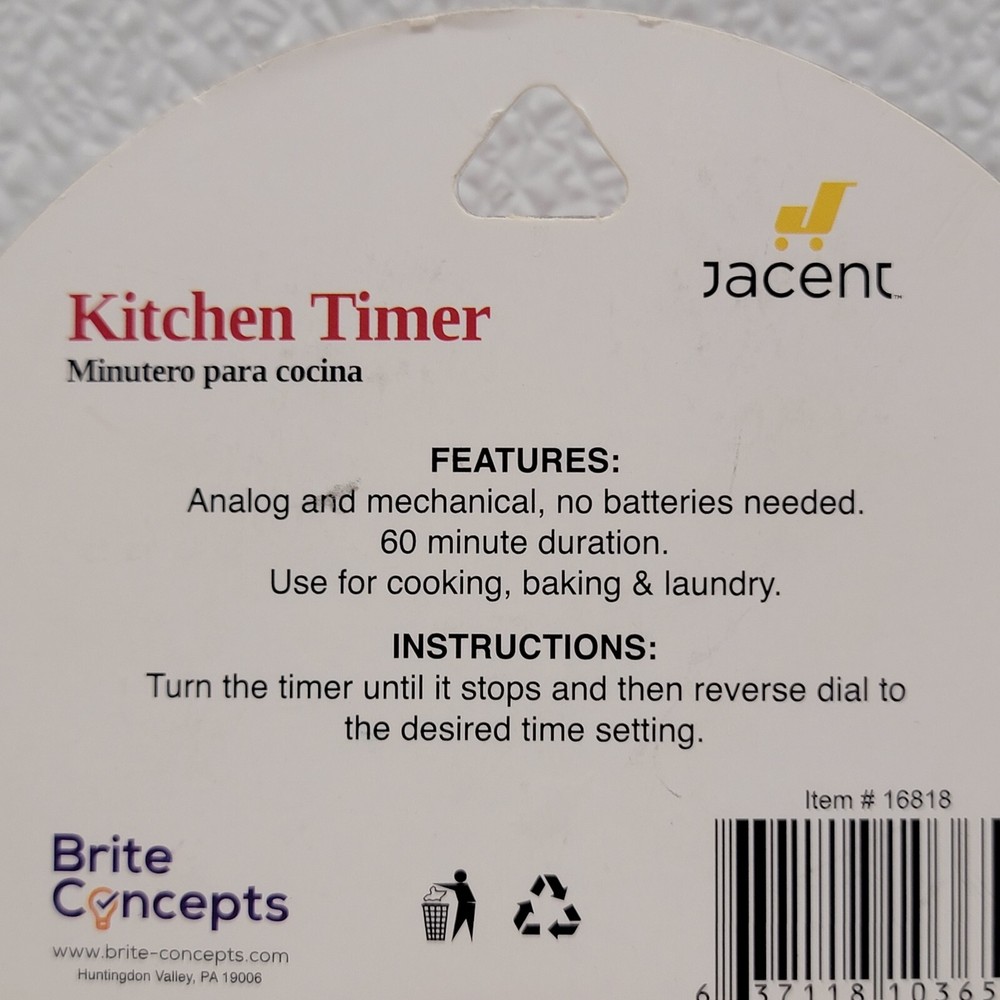 Culinary Elements Red Owl Bird 60 Minute Kitchen Timer