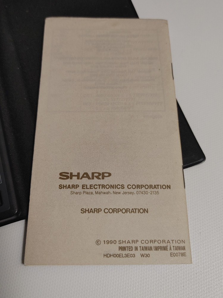 Vintage Scientific Calculator Sharp EL-520D