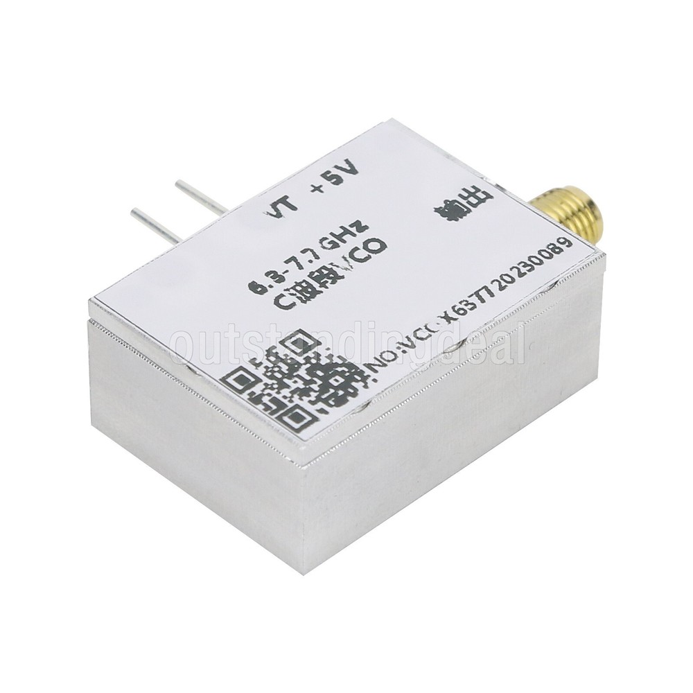 QM-VCO6377C 6.3-7.7GHz Signal Source C-Band VCO Sweep Generator Source Module