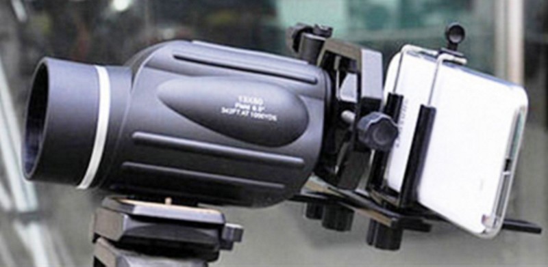 Universal Adapter Cell Phone Mount Telescope Spotting Scope Monocular Binocular