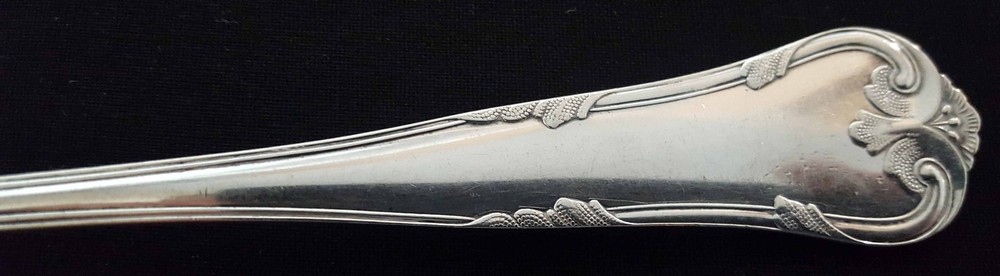 COHR Silver Place Fork Engraved Vintage Antique