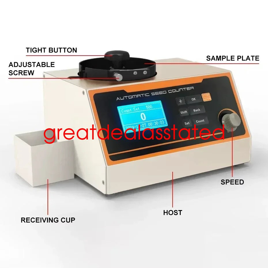 Digital Automatic Seed Counter Vacuum Grain Seed Wheat Counting Machine 110v