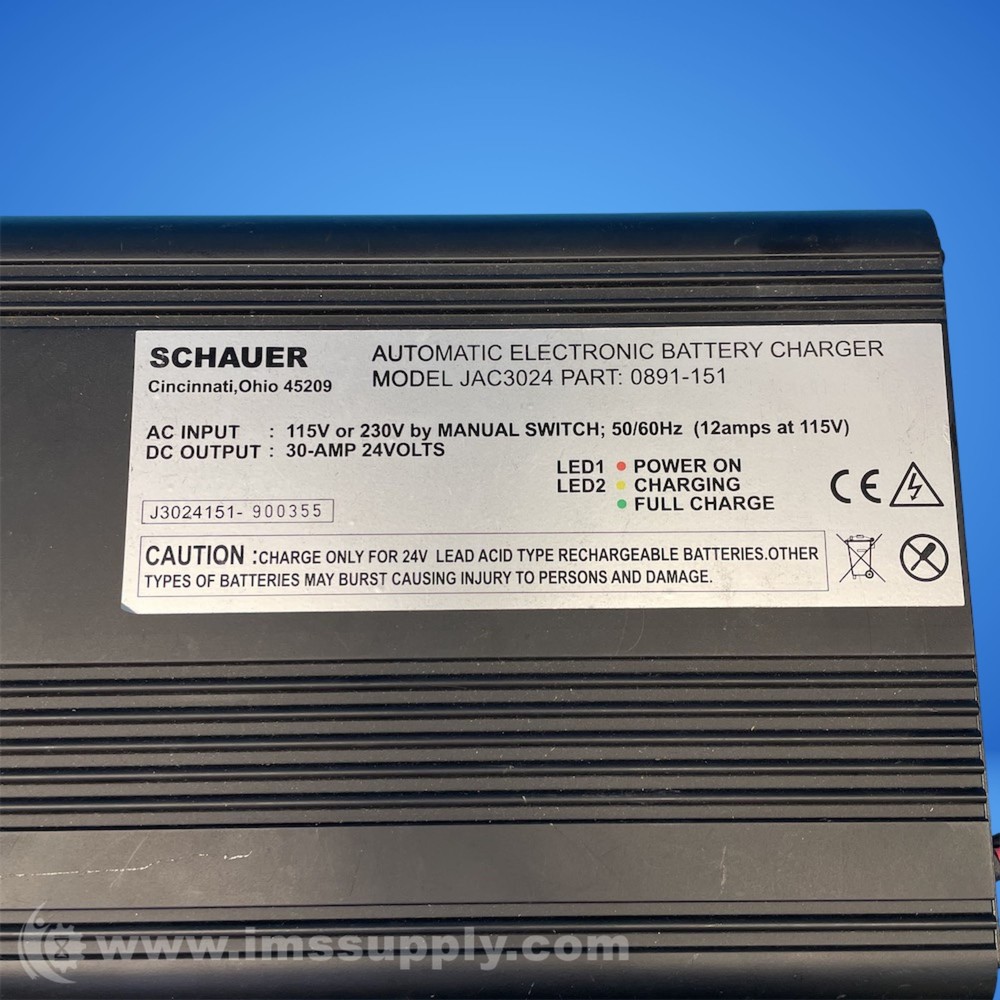 Schauer 0891-151 Automatic Electronic Battery Charger USIP