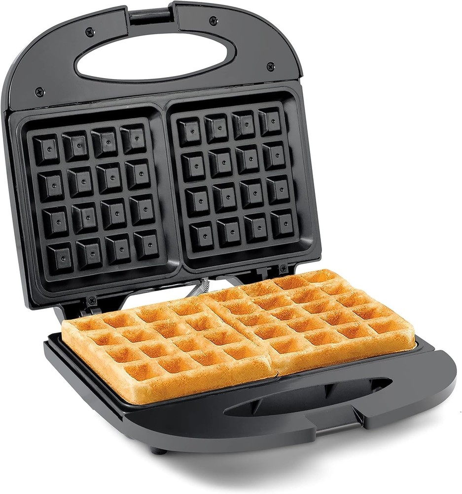 Maxi-Matic Electric Nonstick Belgian Waffle Maker - Compact & Portable 2 Slice