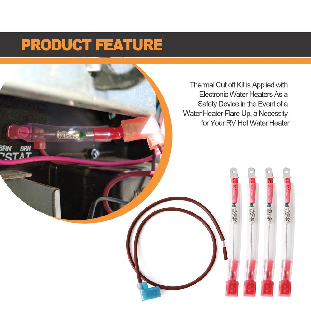 RV Water Heater Thermal Cut Off Kit 93866 Atwood Fuse