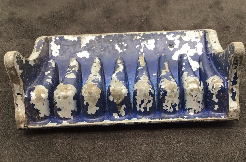 Vintage Cast Aluminum Bench Top Drill Bit Index Holds 32 Bits