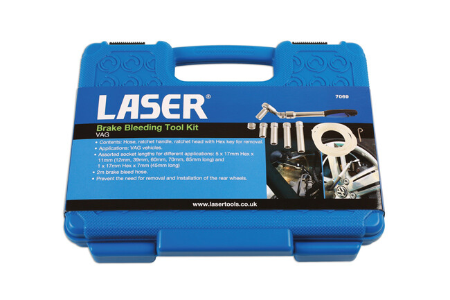 Laser 7069 Brake Bleeding Tool Kit For VAG